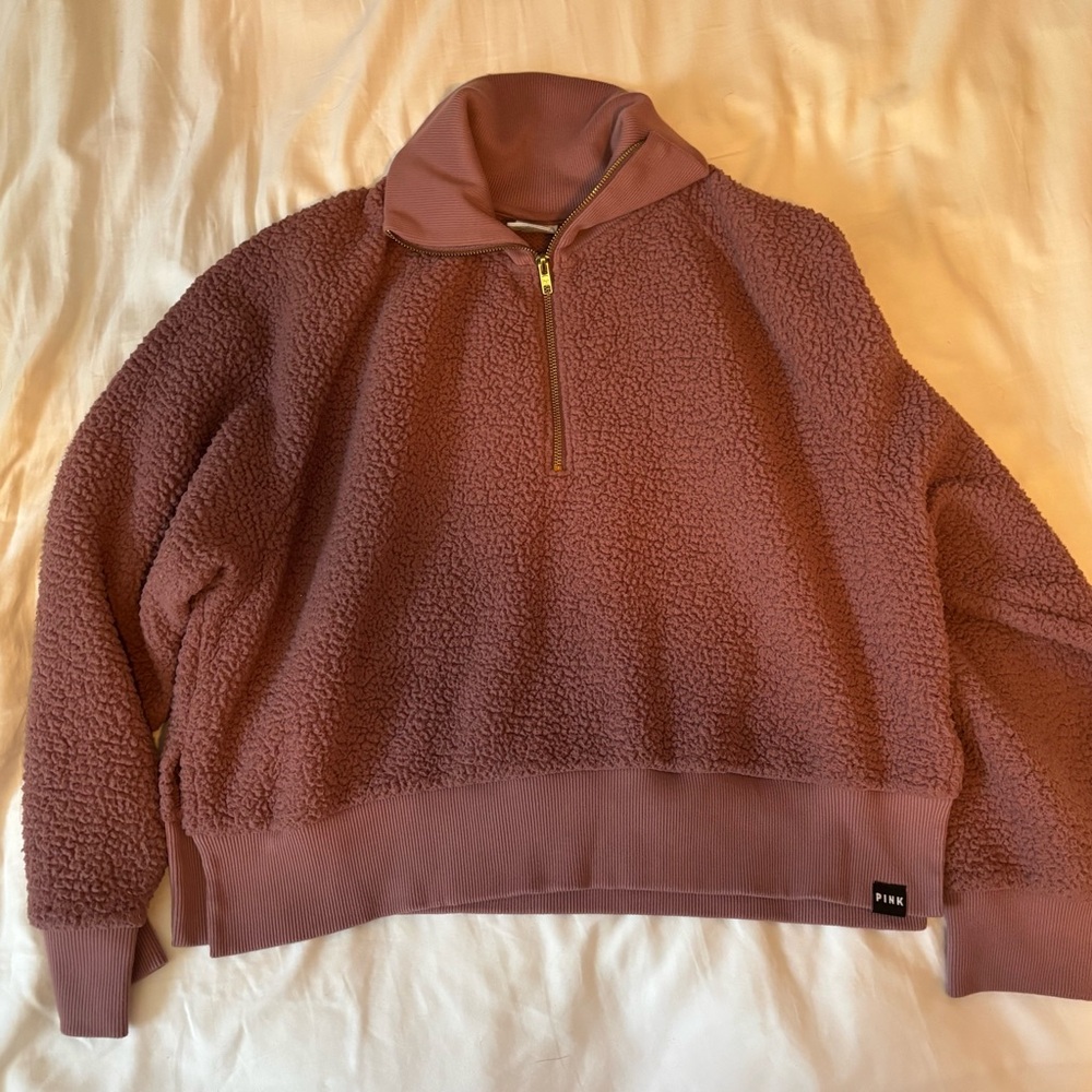Victoria’s Secret Pink Fleece Quarter Zip